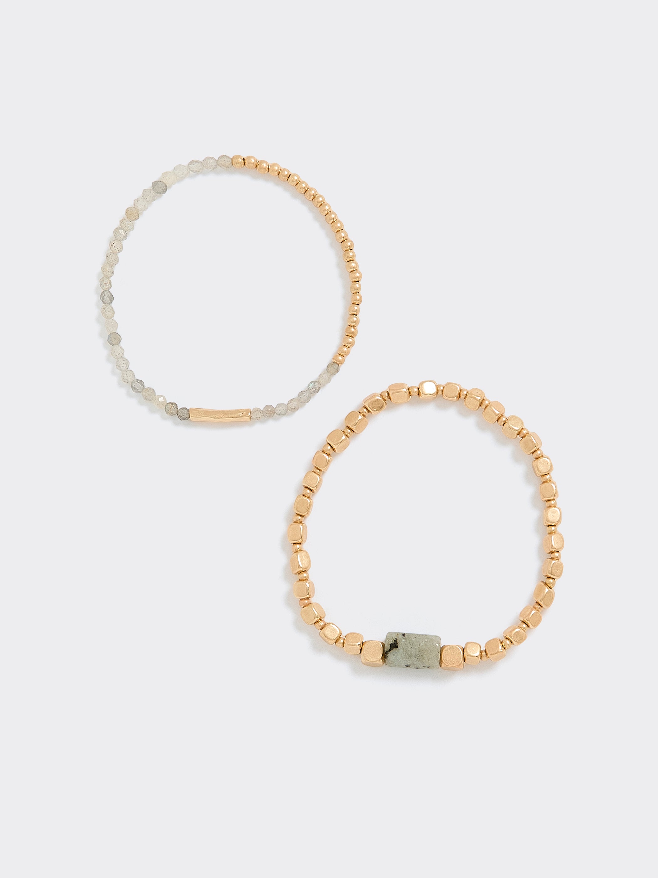 Bracelets with Stone Beads - Set of 2