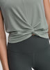 Short-Sleeve Crew-Neck T-Shirt with Twisted Detail - Hyba