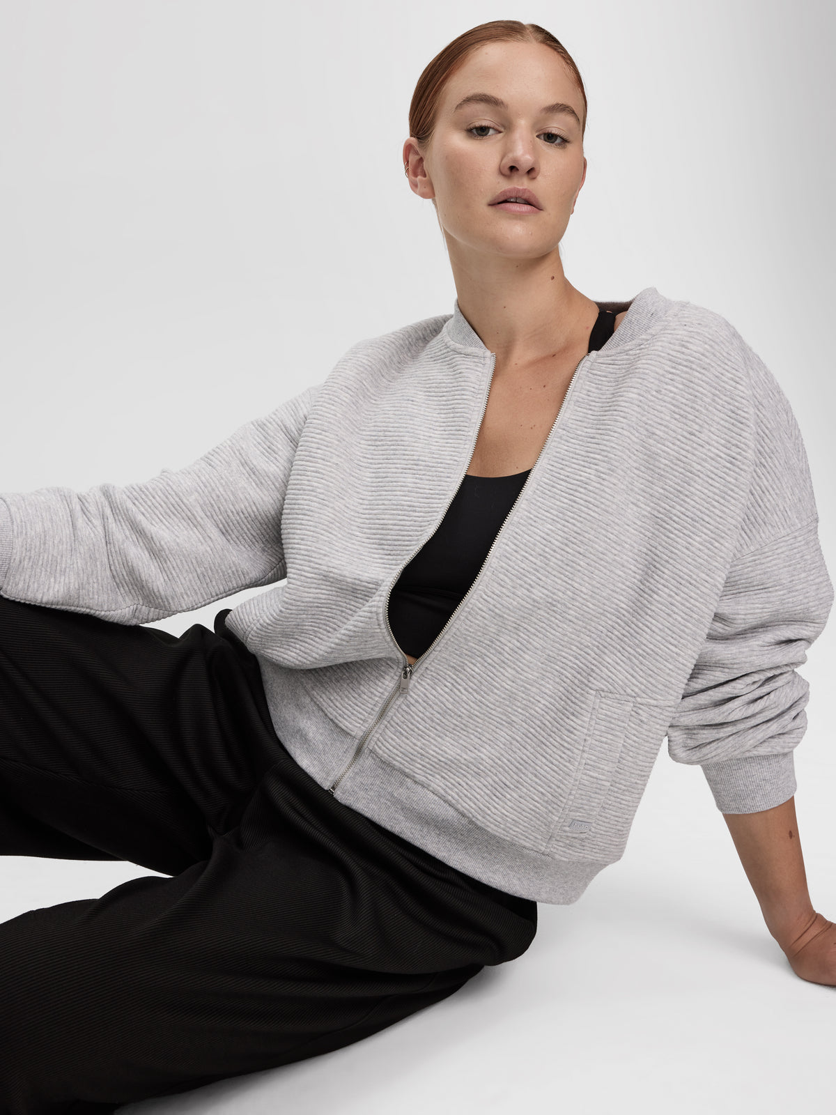 Jacquard Bomber Jacket - Hyba