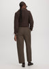Houndstooth Mid-Rise Barrel Pants - The Timeless - Curvy Fit