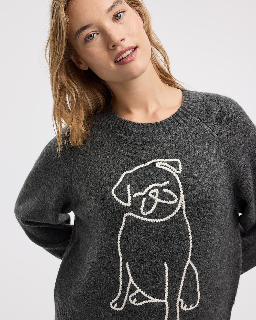 Pull col rond manches longues ecru femme | Bréal Pull col rond manches longues ecru femme | Bréal