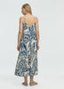 Sleeveless Square-Neck Maxi Dress