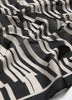 Square Scarf with Geometric Pattern