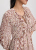 Ruffled V-Neck Maxi Dress