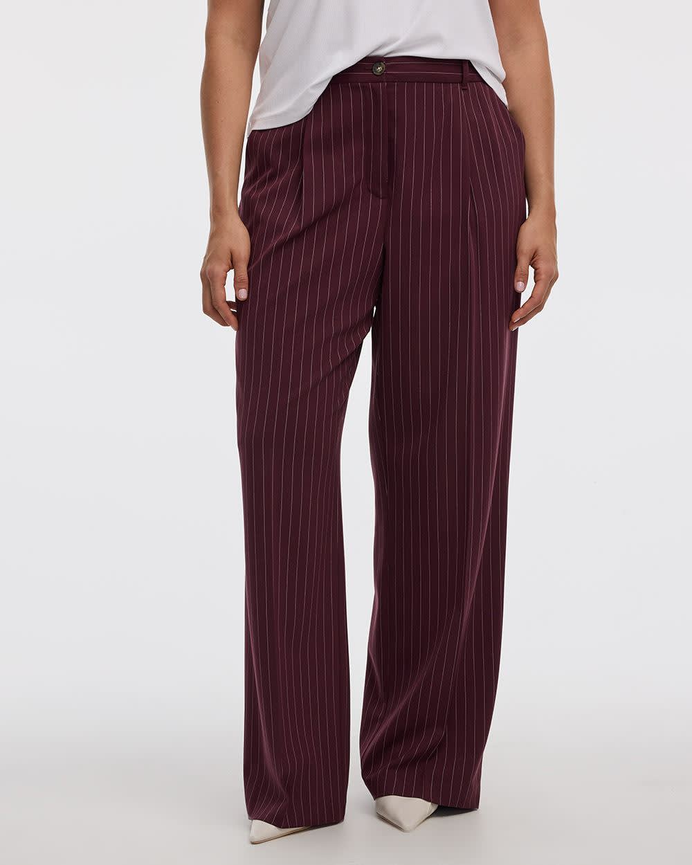 Wide-Leg Mid-Rise Pant - The Timeless - Curvy Fit