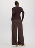 Long-Sleeve Crew-Neck Draped Top