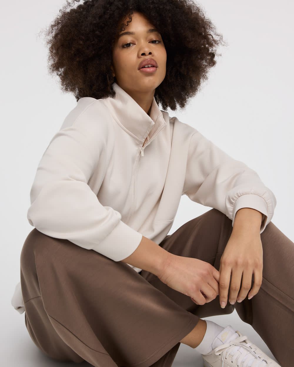 Half-Zip Mock-Neck Pullover - HYLUX Hyba | Regular | Reitmans