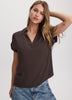 Extended-Sleeve V-Neck Flowy Blouse - R Essentials