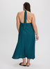 Sleeveless Halter-Neck Maxi Dress
