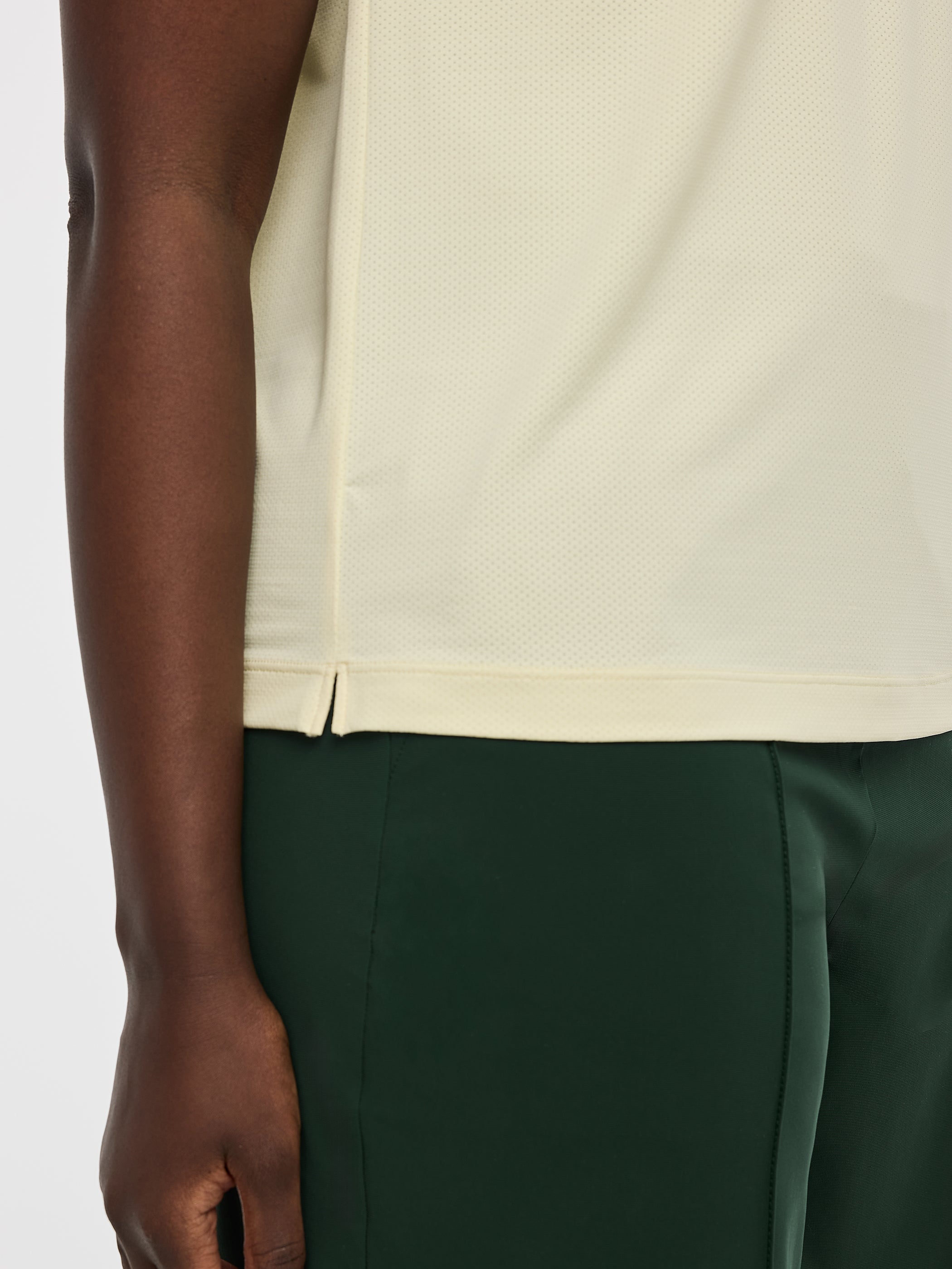 Extended-Sleeve Mesh Tee