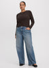 Wide-Leg Mid-Rise Jean - Curvy Fit