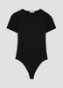 Short-Sleeve Crew-Neck Bodysuit