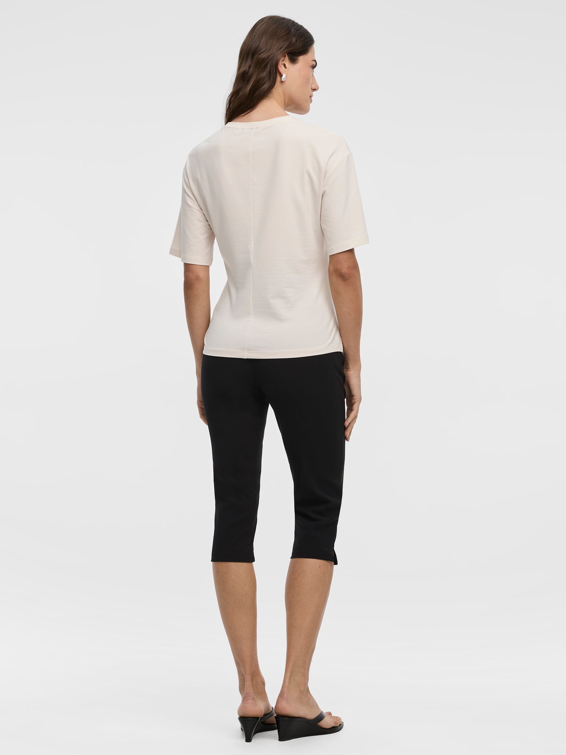 Crew-Neck T-Shirt with Knot Detail