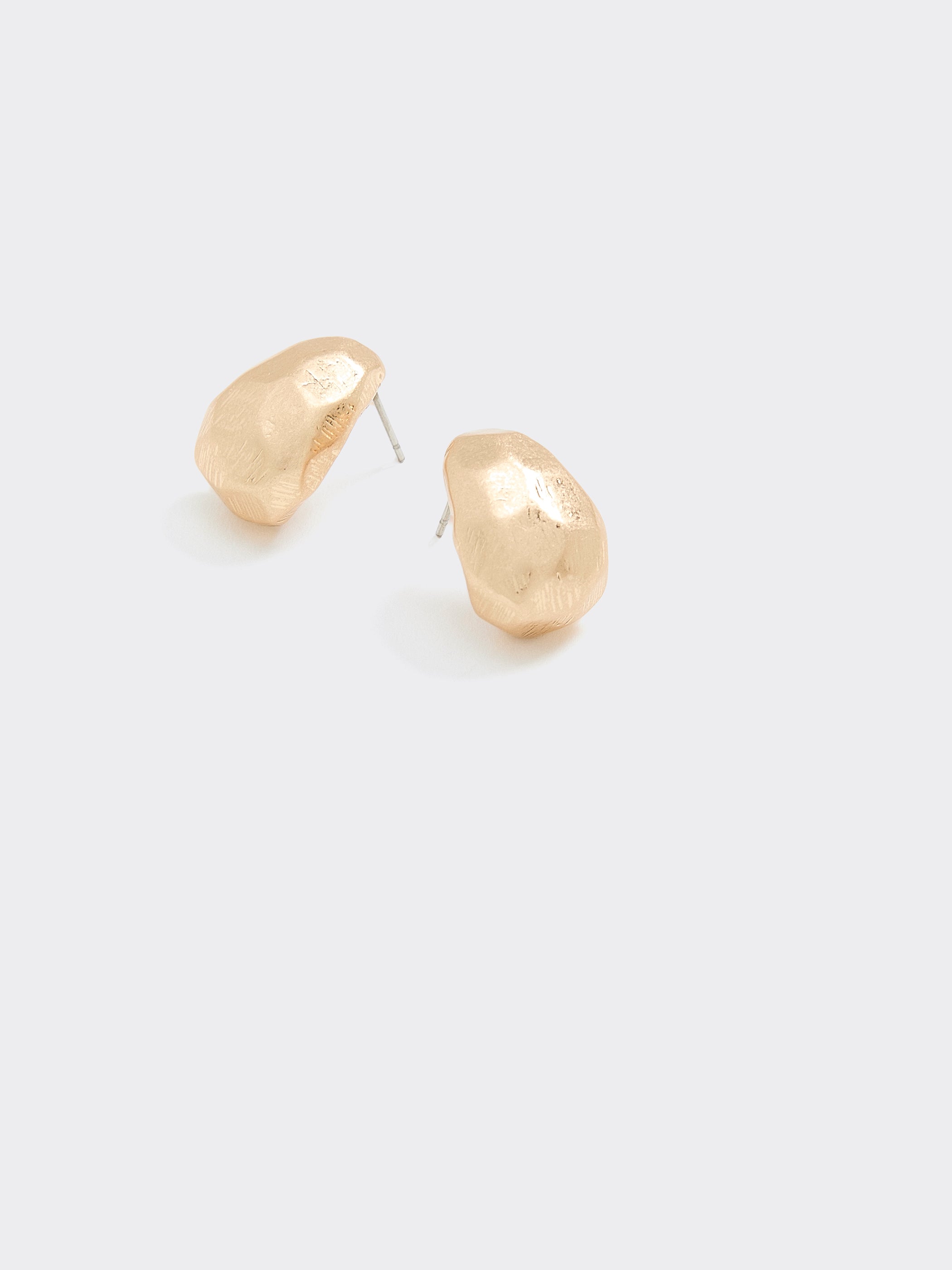 Hammered Stud Earrings