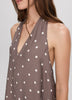 Sleeveless Halter-Neck Maxi Dress