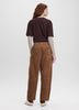 High-Rise Barrel Corduroy Pants