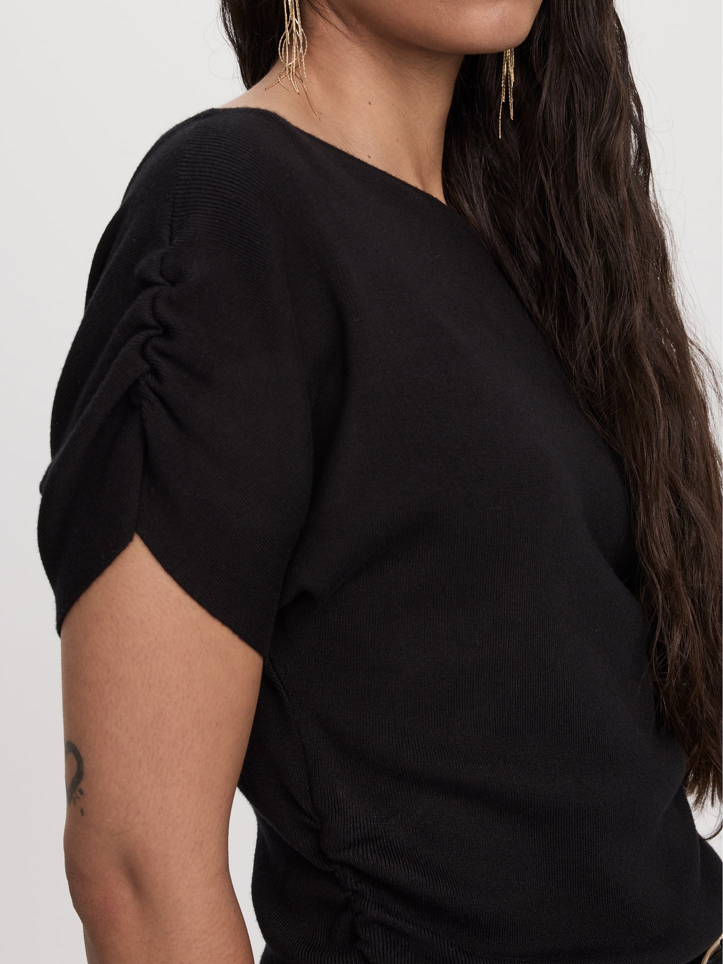 Short-Sleeve Off-the-Shoulder Top