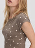 Extended-Sleeve Boat-Neck Top