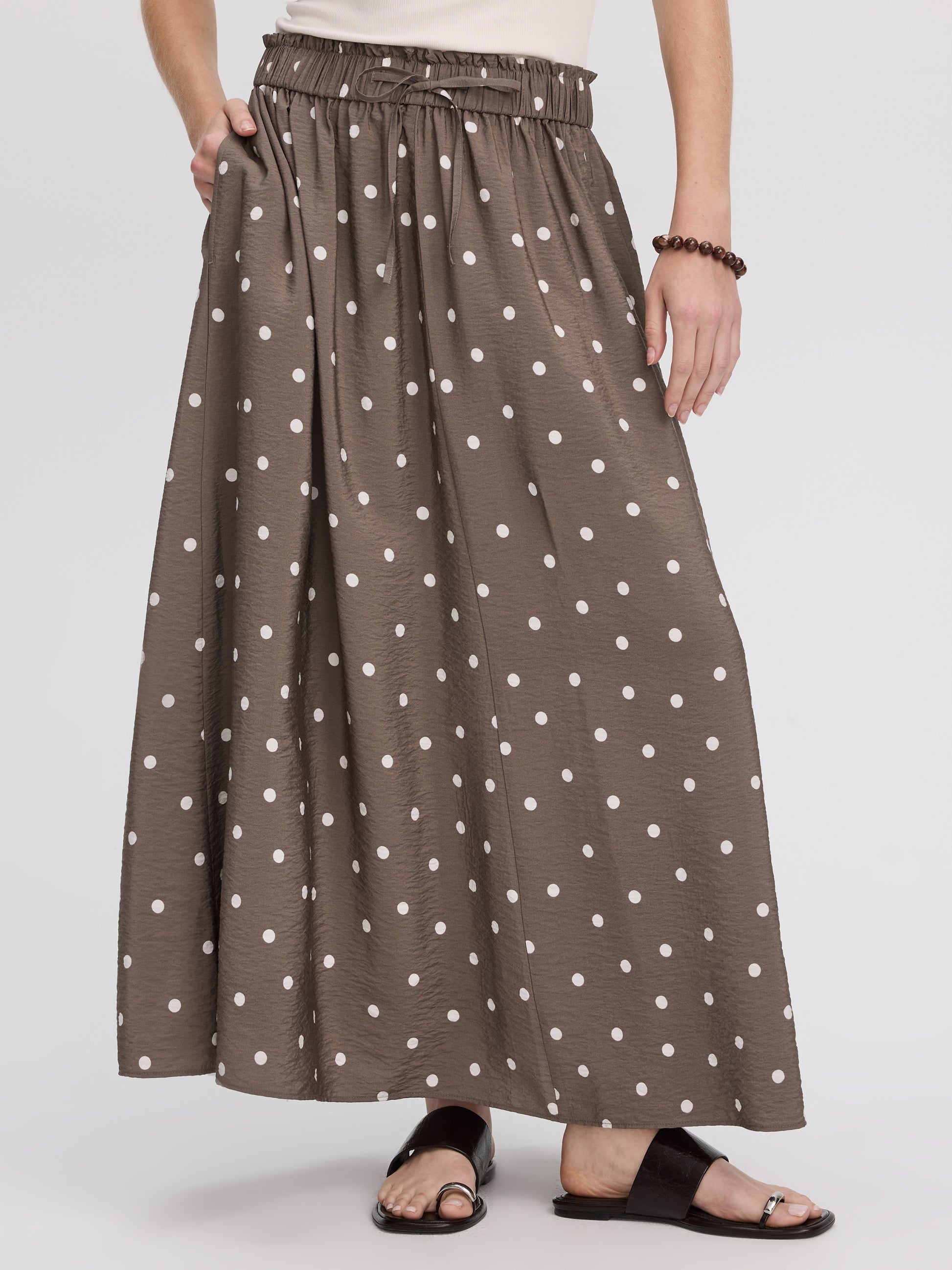 A-Line Maxi Skirt