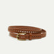 Skinny Faux Leather Belt