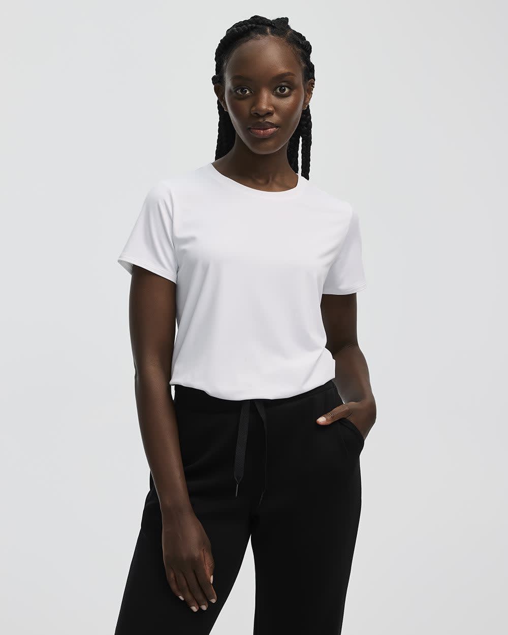 Short-Sleeve Crew-Neck Tee - DRY-LUX (R) Hyba Essentials