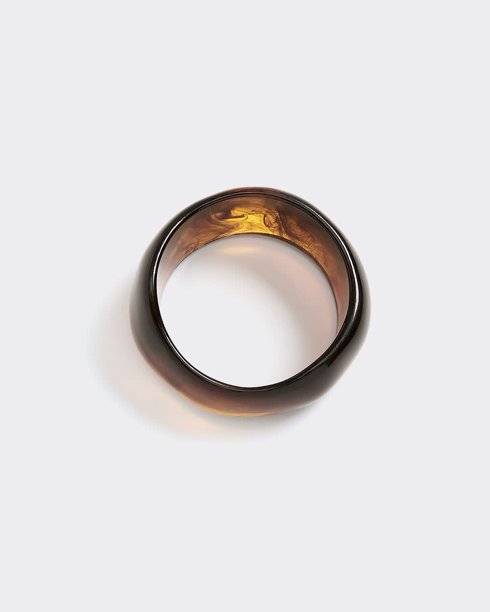 Wide Resin Cuff Bracelet