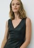 Faux Leather Mini Dress