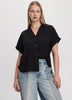 Short-Sleeve Shirt with Notch Collar