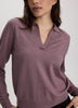 Long-Sleeve Sweater with Johnny Collar - R Essentials