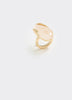 Ring with Oval Resin Piece