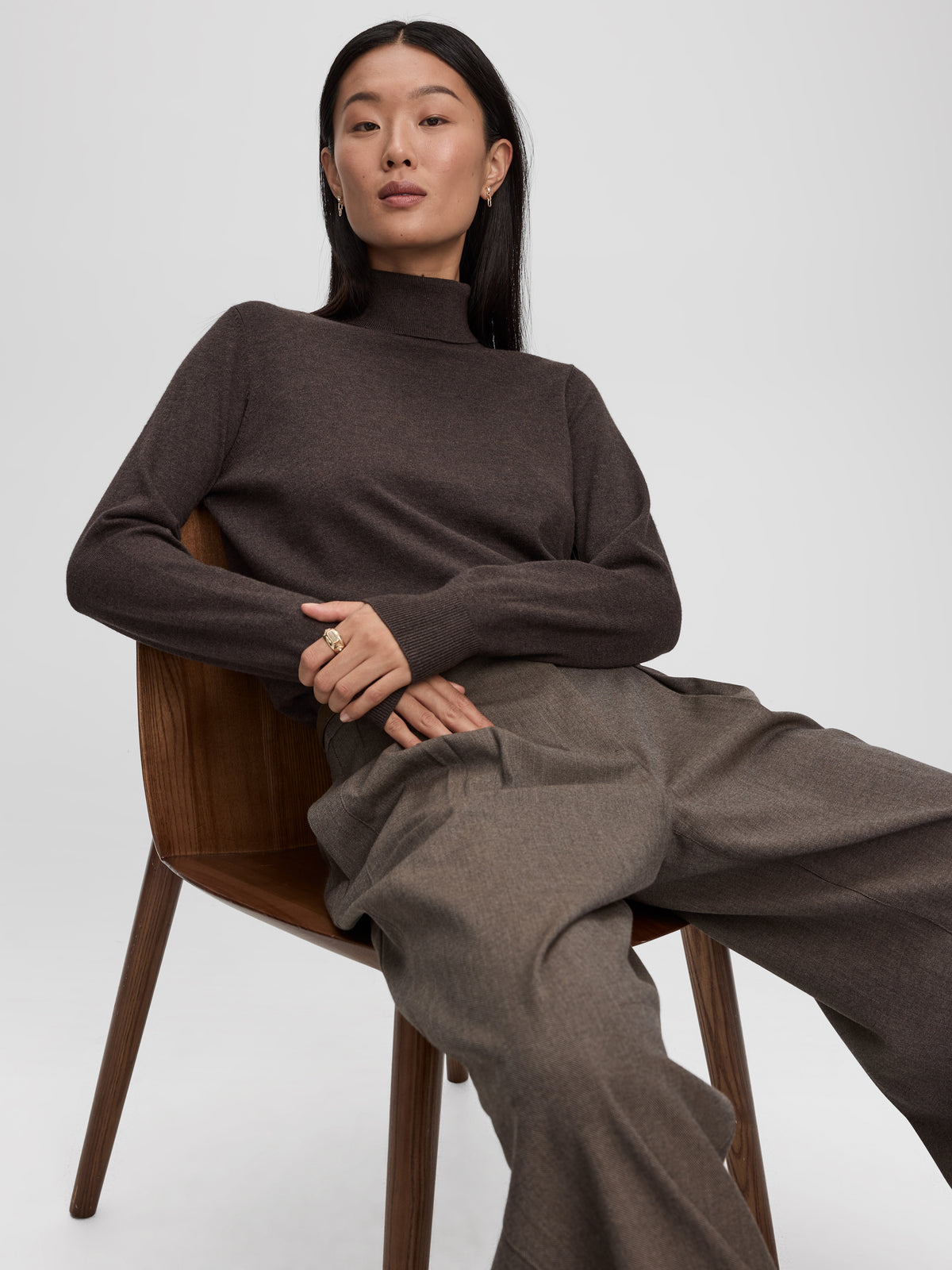 Long-Sleeve Turtleneck Sweater - R Essentials