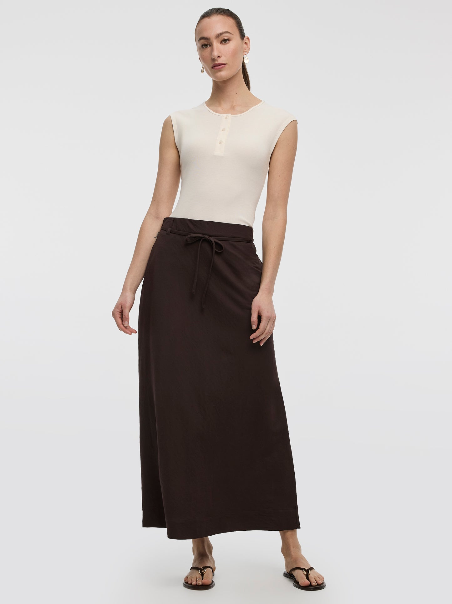Pull-On Maxi Skirt