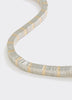 Two-Tone Metallic Short Necklace