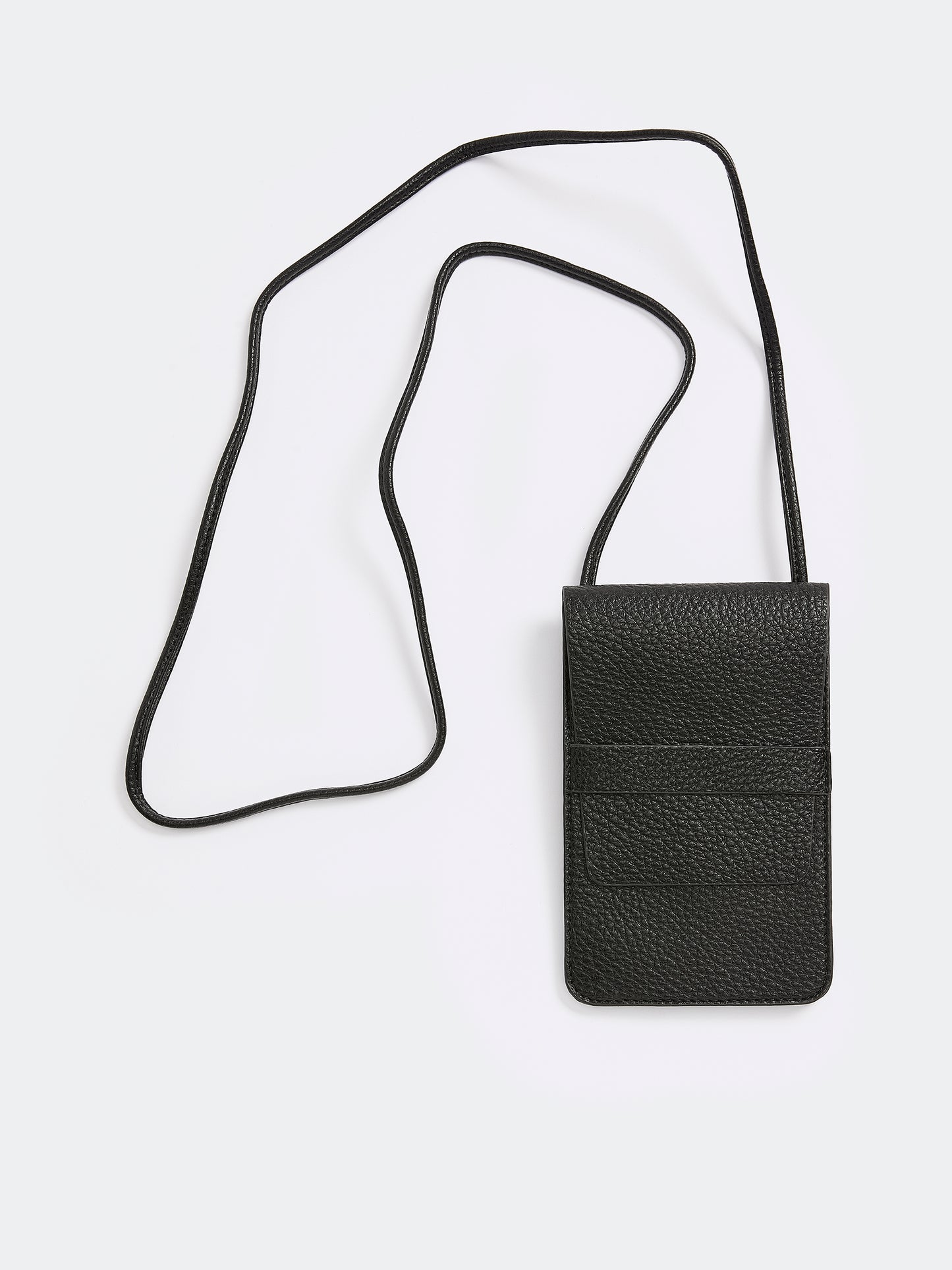 Faux-Leather Cross-Body Phone Bag