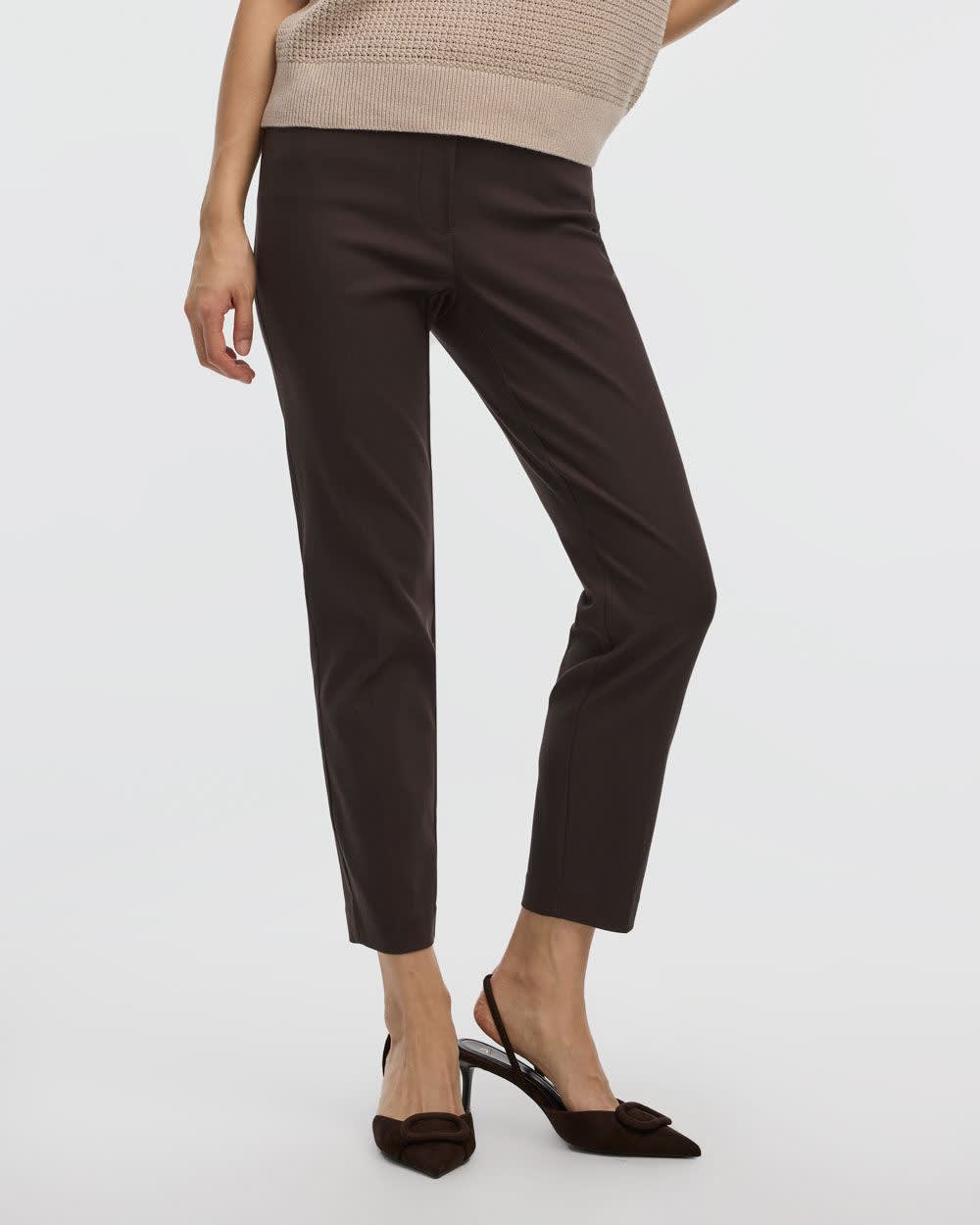 Slim-Leg High-Rise Ankle Pant - The Iconic (R)