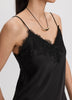 V-Neck Cami with Lace Trim