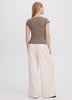 Extended-Sleeve Boat-Neck Top