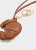 Faux Leather Croissant Bag Charm