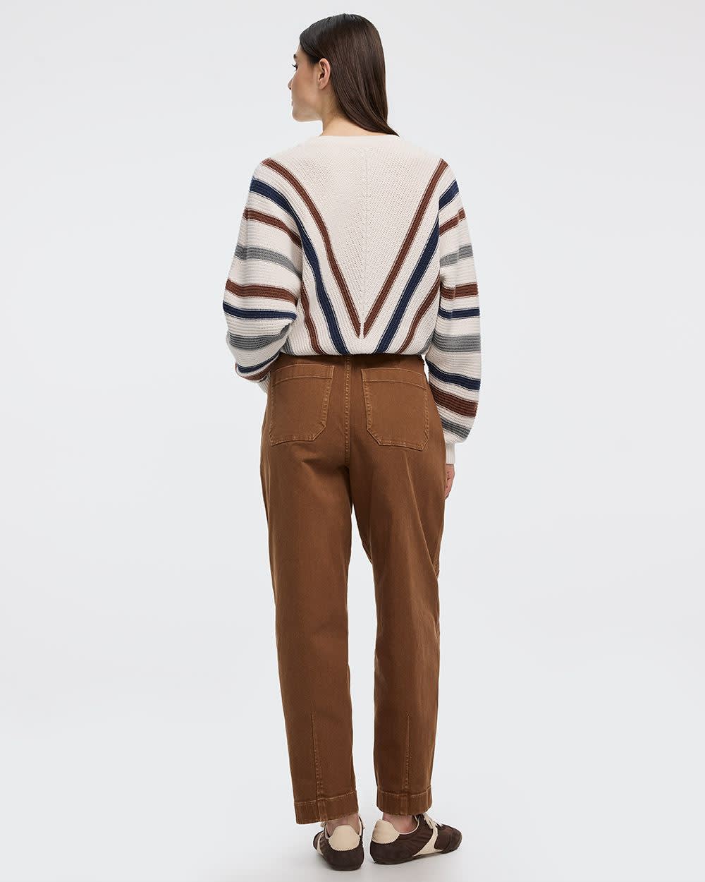 High-Rise Barrel Utility Pant