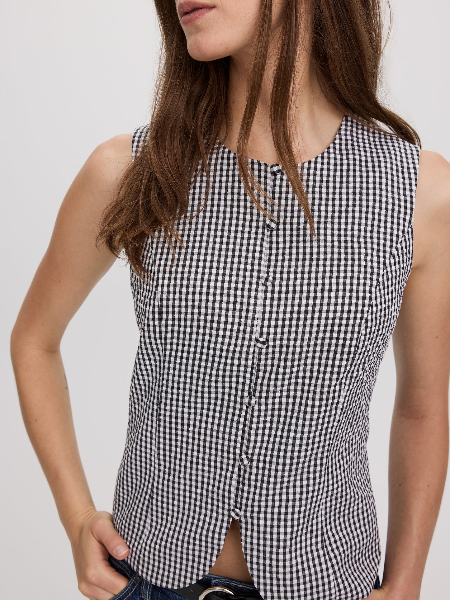 Blouse sans manches 