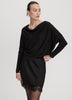 Long-Sleeve Cowl-Neck Loose Sweater