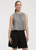 Buttoned-Down Crew-Neck Tank
