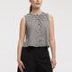 Buttoned-Down Crew-Neck Tank