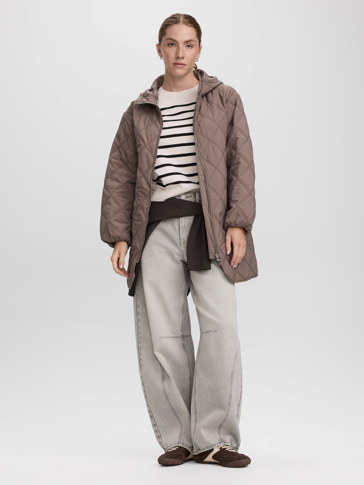 Hooded Quilted Jacket