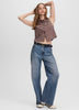 Sleeveless Buttoned-Down Blouse with Shirt Collar