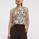 Crew-Neck Top with Self-Tie Sides
