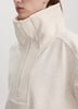 Half-Zip Textured Pullover - Hyba