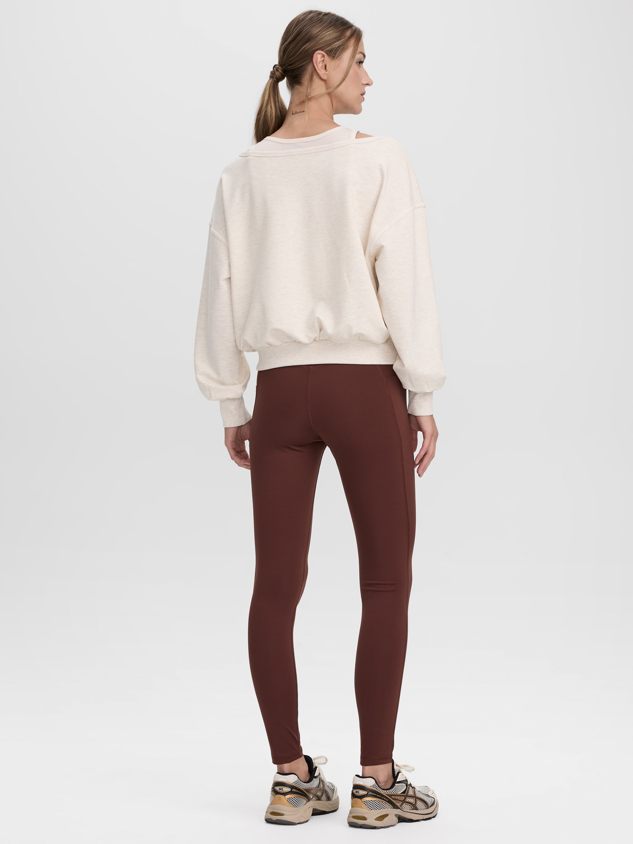 Off-the-Shoulder Long-Sleeve Top - Hyba