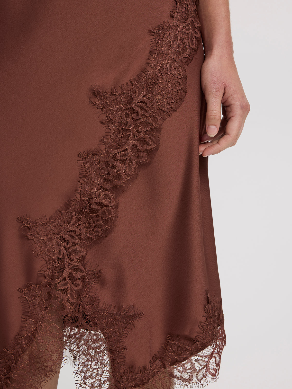 Sleeveless Midi Dress with Cowl Neckline