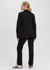 Fitted One-Button Knit Blazer - The Modern Stretch (R)